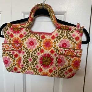 Vera Bradley Purse Folkloric Pattern Clutch Style
